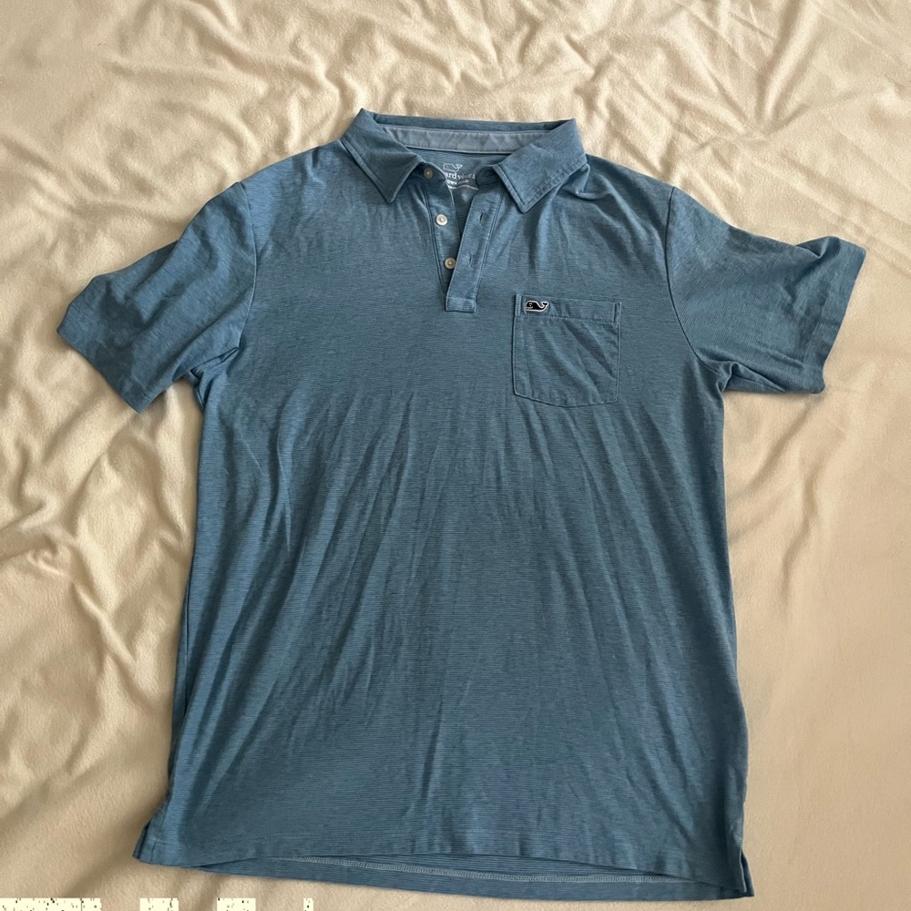 Men’s vineyard vines blue polo